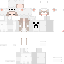 Minecraft skin texture, 64x64 pixels