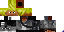 Minecraft skin texture, 64x32 legacy pixels