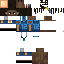 Minecraft skin texture, 64x64 pixels