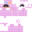 Minecraft skin texture, 64x64 pixels