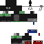 Minecraft skin texture, 64x64 pixels