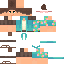 Minecraft skin texture, 64x64 pixels