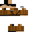 Minecraft skin texture, 64x64 pixels