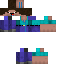 Minecraft skin texture, 64x64 pixels