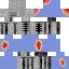 Minecraft skin texture, 64x64 pixels