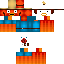 Minecraft skin texture, 64x64 pixels