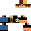 Minecraft skin texture, 64x64 pixels