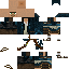 Minecraft skin texture, 64x64 pixels