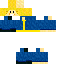 Minecraft skin texture, 64x64 pixels