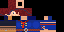 Minecraft skin texture, 64x32 legacy pixels