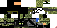 Minecraft skin texture, 64x32 legacy pixels