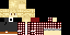 Minecraft skin texture, 64x32 legacy pixels