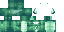 Minecraft skin texture, 64x32 legacy pixels