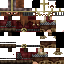 Minecraft skin texture, 64x64 pixels