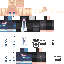 Minecraft skin texture, 64x64 pixels