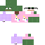 Minecraft skin texture, 64x64 pixels