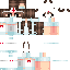Minecraft skin texture, 64x64 pixels