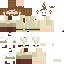Minecraft skin texture, 64x64 pixels