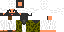 Minecraft skin texture, 64x32 legacy pixels