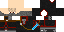 Minecraft skin texture, 64x32 legacy pixels
