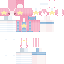 Minecraft skin texture, 64x64 pixels