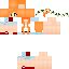 Minecraft skin texture, 64x64 pixels