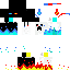 Minecraft skin texture, 64x64 pixels