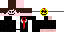 Minecraft skin texture, 64x32 legacy pixels