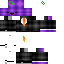 Minecraft skin texture, 64x64 pixels