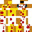 Minecraft skin texture, 64x64 pixels