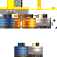 Minecraft skin texture, 64x64 pixels