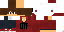 Minecraft skin texture, 64x32 legacy pixels