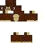 Minecraft skin texture, 64x64 pixels