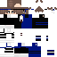 Minecraft skin texture, 64x64 pixels