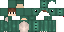 Minecraft skin texture, 64x32 legacy pixels