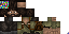 Minecraft skin texture, 64x32 legacy pixels