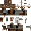 Minecraft skin texture, 64x64 pixels