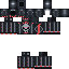 Minecraft skin texture, 64x64 pixels