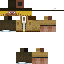 Minecraft skin texture, 64x64 pixels