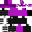 Minecraft skin texture, 64x64 pixels