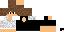 Minecraft skin texture, 64x32 legacy pixels