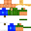 Minecraft skin texture, 64x64 pixels