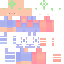 Minecraft skin texture, 64x64 pixels