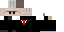 Minecraft skin texture, 64x32 legacy pixels