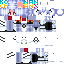 Minecraft skin texture, 64x64 pixels
