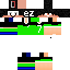 Minecraft skin texture, 64x64 pixels