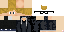 Minecraft skin texture, 64x32 legacy pixels
