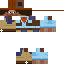 Minecraft skin texture, 64x64 pixels