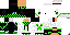Minecraft skin texture, 64x32 legacy pixels