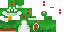 Minecraft skin texture, 64x32 legacy pixels